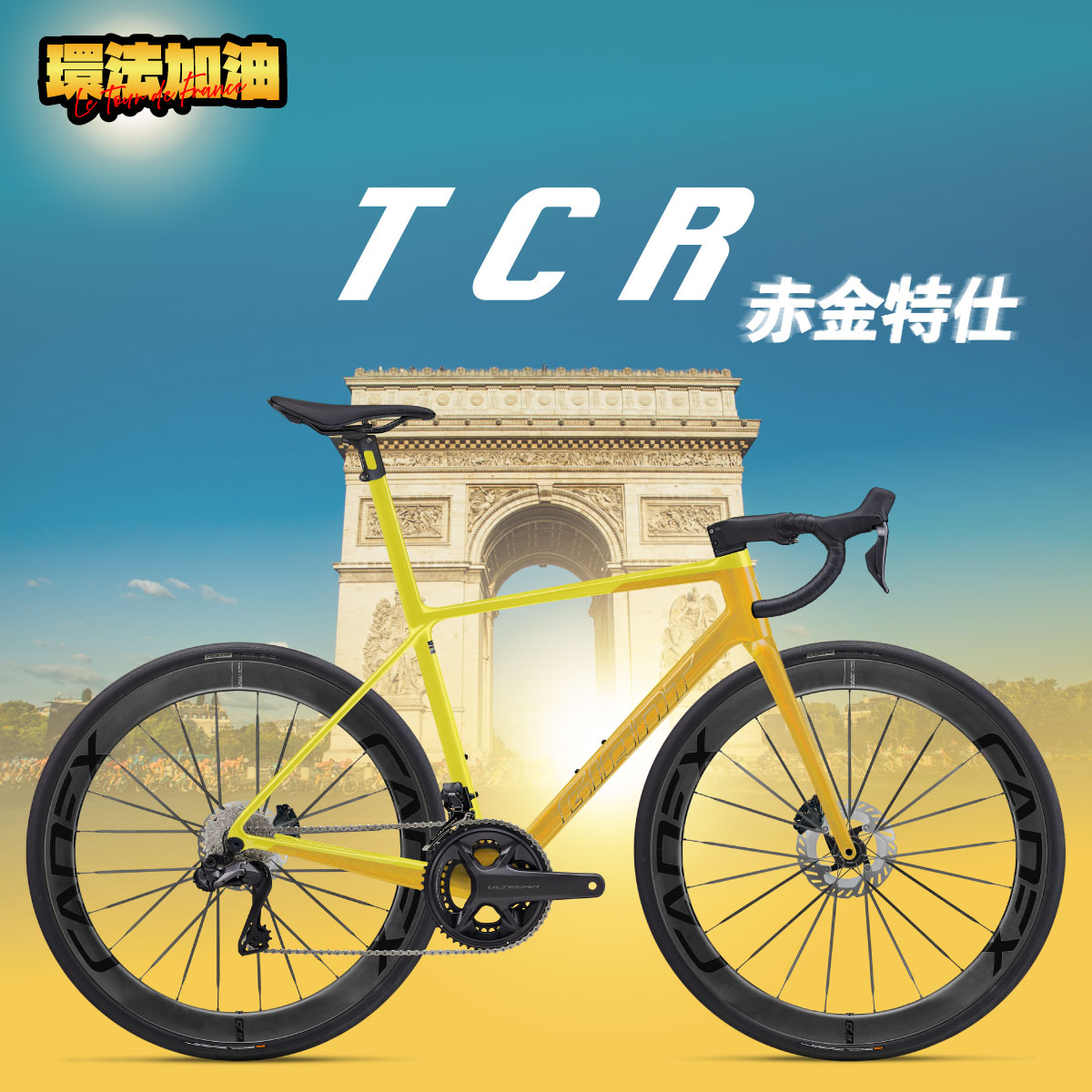 線上訂購| 2025 TCR Advanced SL 1 PureGold 赤金特仕| 2025 TCR